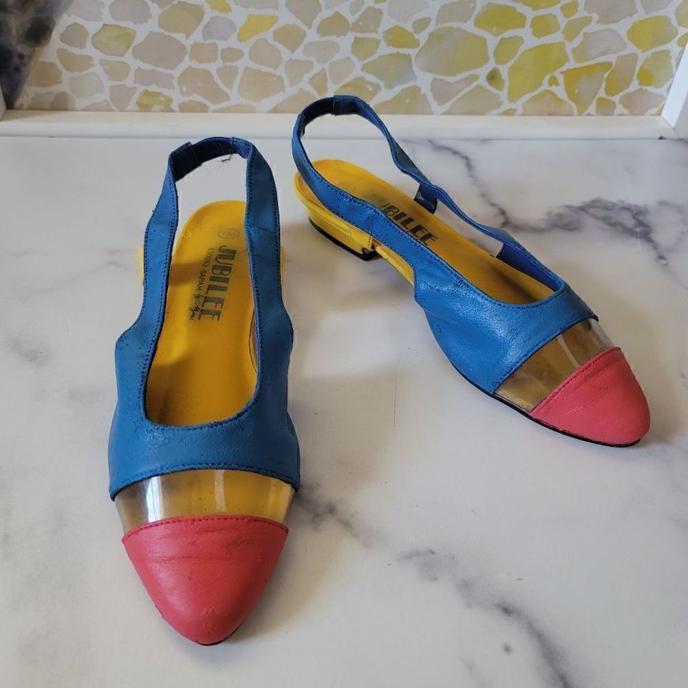 Jubilee Sarah pointed toe size 6 womens by C Mayerl retro 80s vintage slingback
